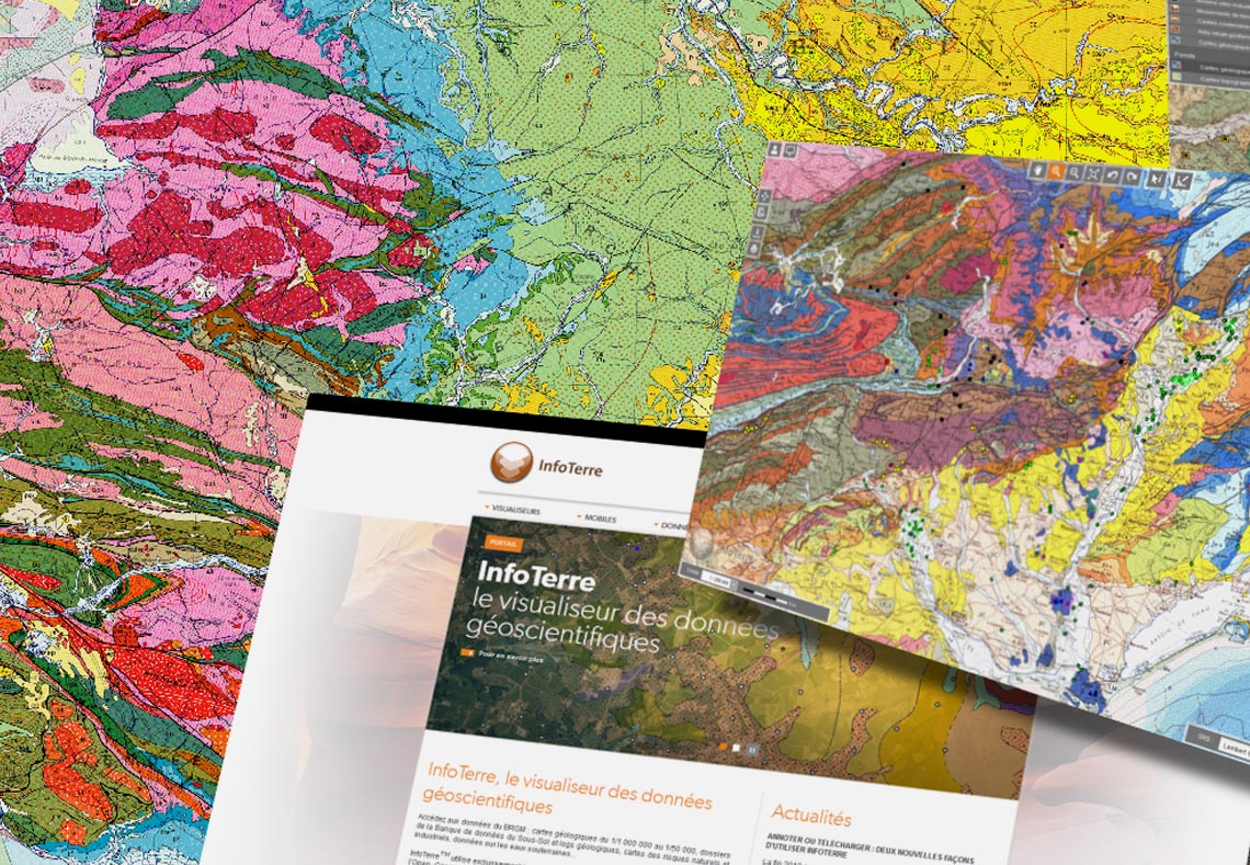 Les cartes géologiques sont en libre accès sur le site infoTerre.