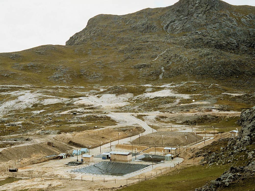La mine d'or de Yanacocha (Pérou, 1991). © BRGM.